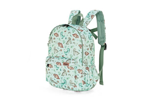 Kindergartenrucksack Kleine Dinos – gepolsterte Schulterträger und Brustgurt