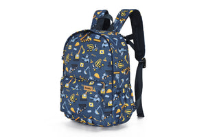 Kindergartenrucksack Kleine Baustelle – gepolsterte Schulterträger und Brustgurt