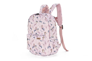 Kindergartenrucksack Kleine Meerjungfrauen – gepolsterte Schulterträger und Brustgurt