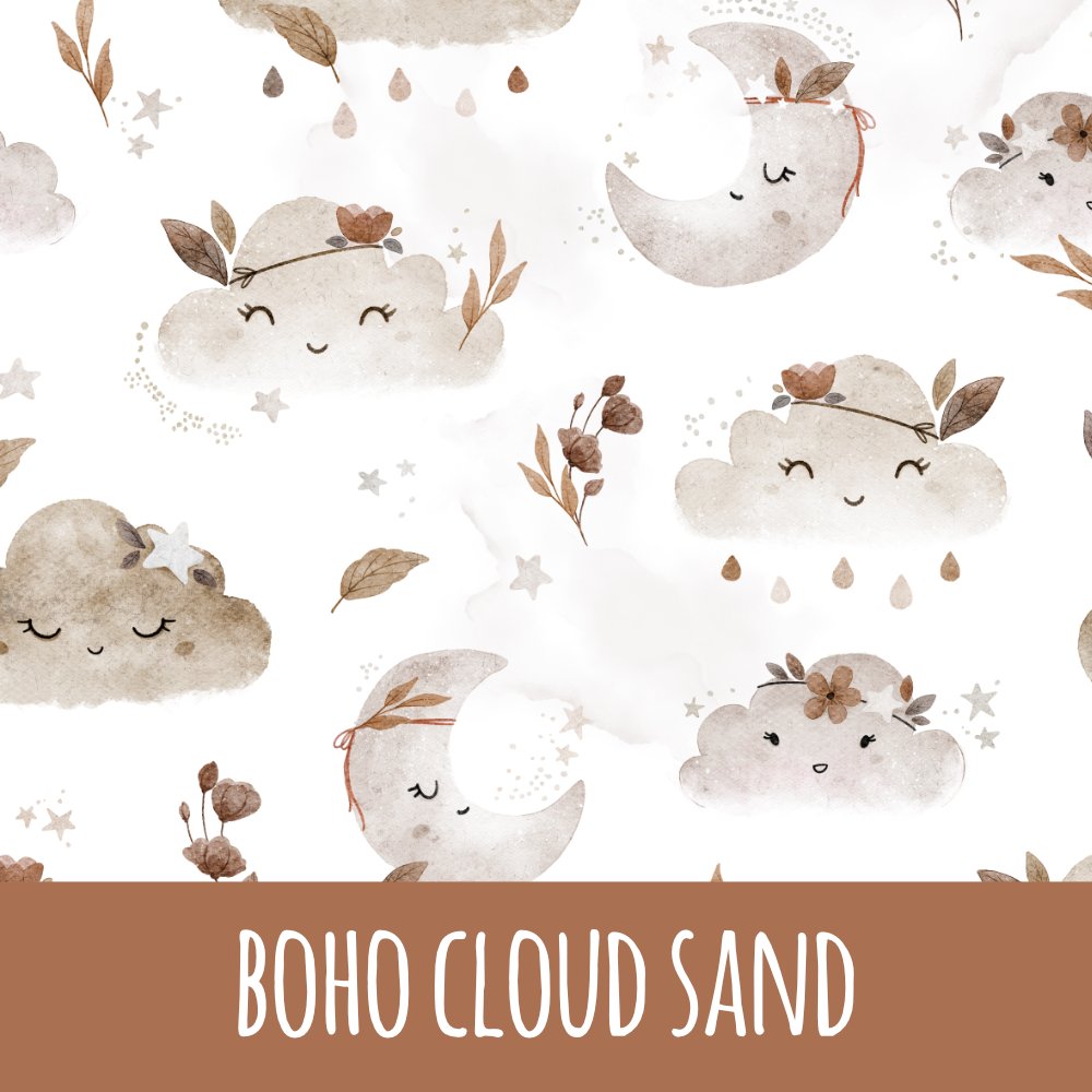 boho cloud sand Baumwolle 20cm Stoffreste 15,3/m