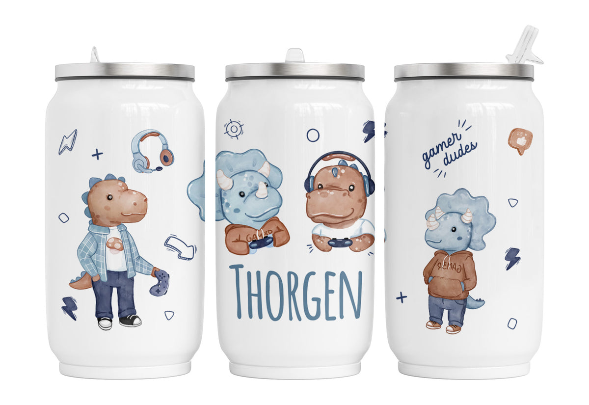 Personalisierte Thermo-Edelstahl Trinkdose 63. gamer duds