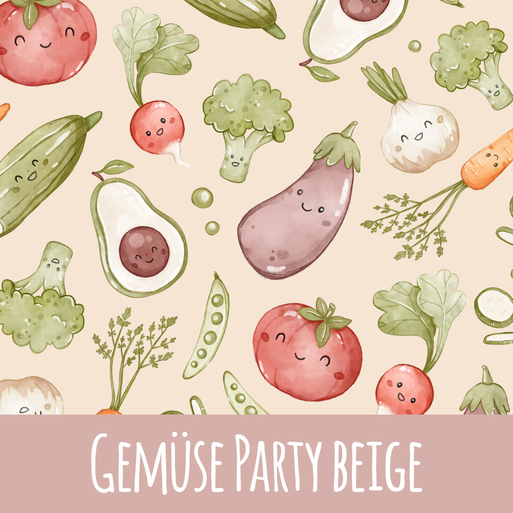 Gemüse Party nude Bio Jersey