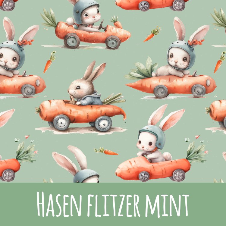 Hasen Flitzer mint Bio Jersey