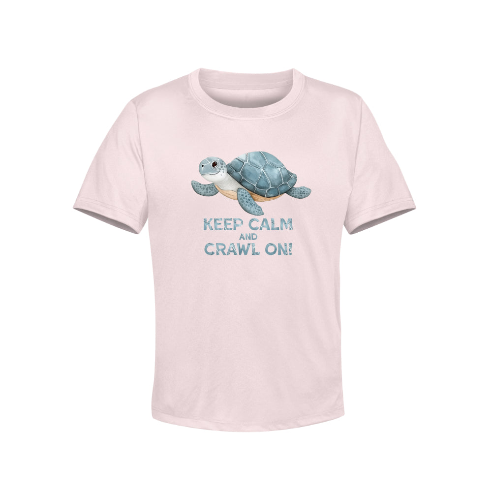 Kinder T-Shirt keep calm & crawl on!