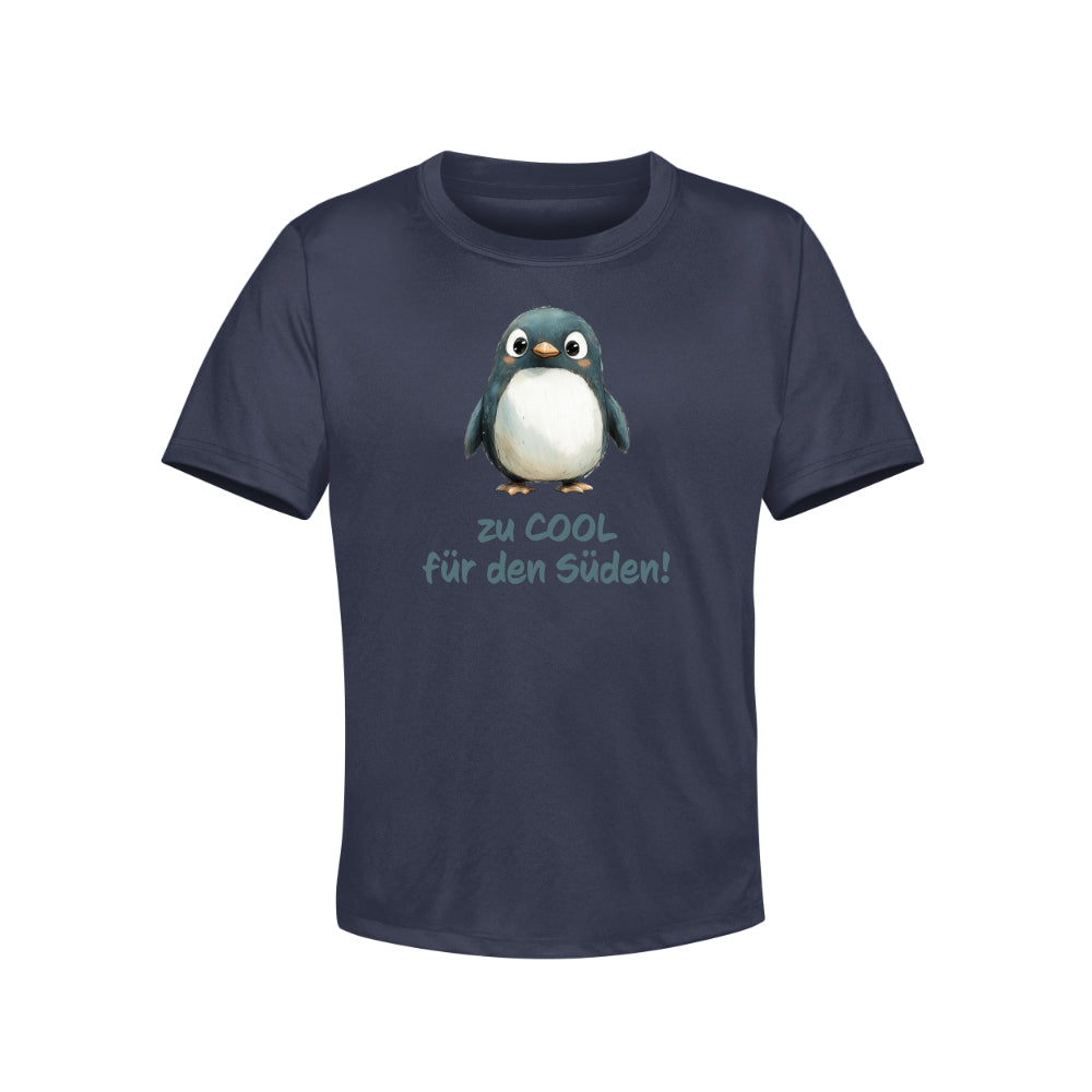 Kinder T-Shirt zu COOL für den Süden!