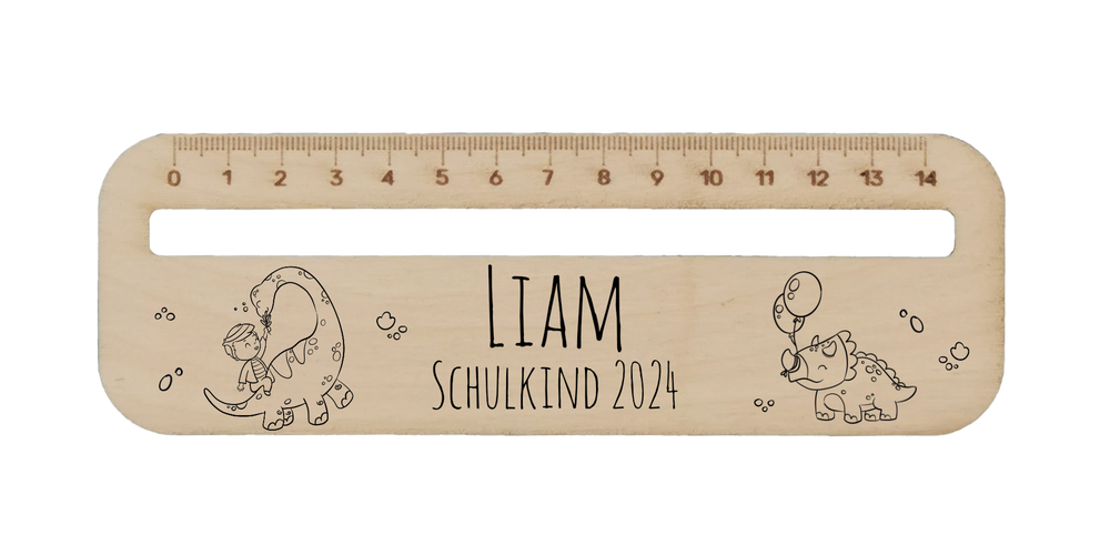 Leshilfe mit Wunschpersonalisierung Dinoreiter