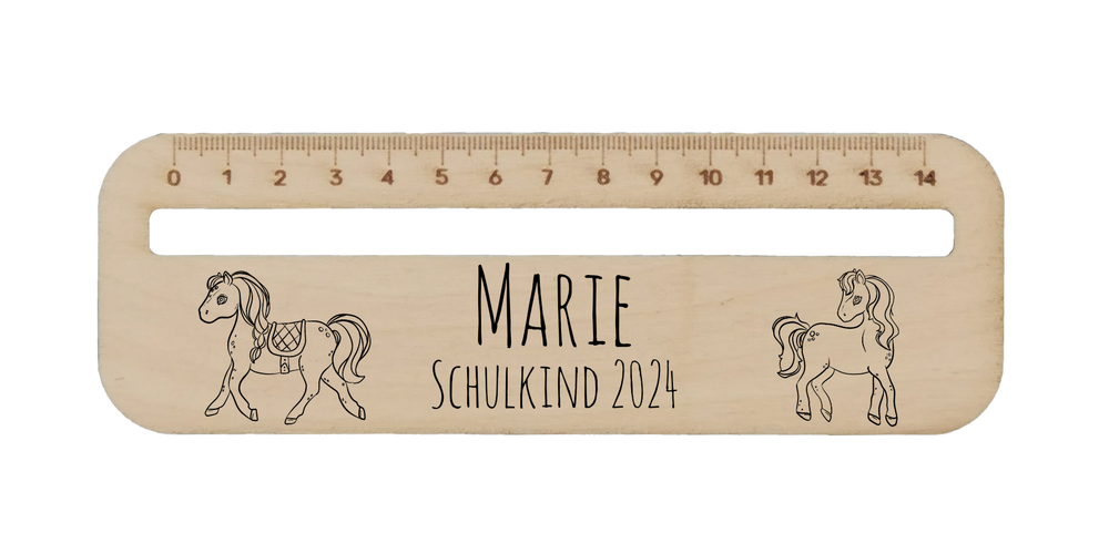Leshilfe mit Wunschpersonalisierung Pferde