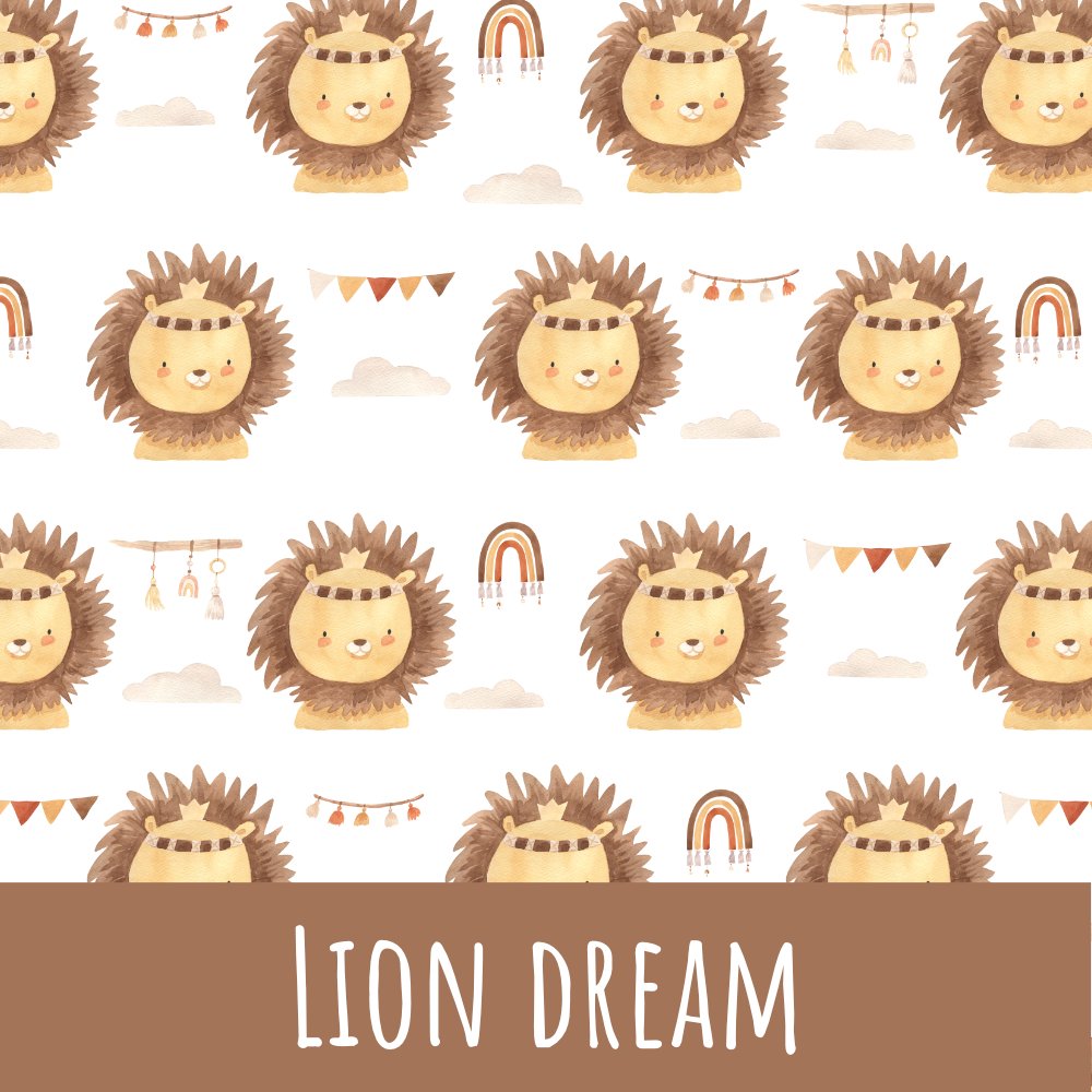 lion dream Baumwolle 28cm Stoffrest 15,45€/m