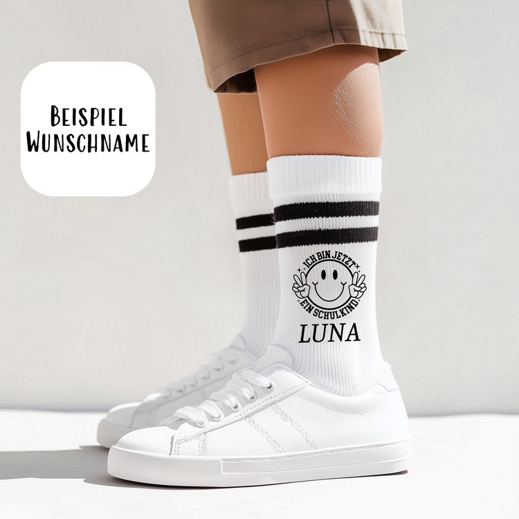 Schulkind Socken 019 - 5 verschiedene Farben