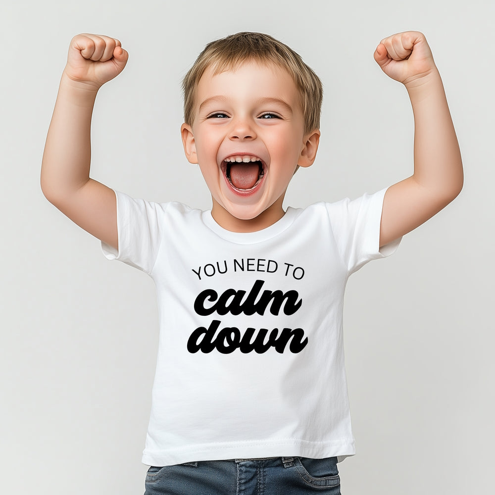 Kinder Bio Nanali T-Shirt 057 you need to calm down