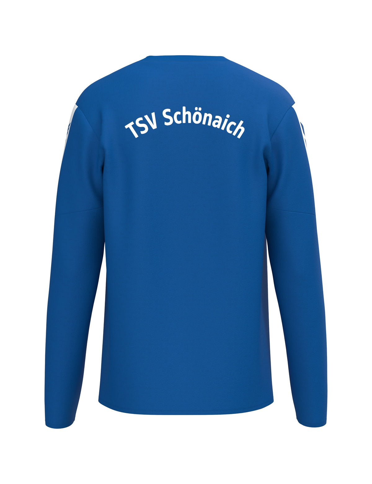 Rückseite des Sweatshirts INTRO mit Schriftzug TSV Schönaich