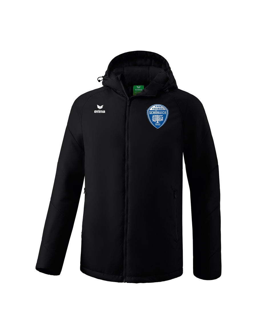 Winterjacke in Schwarz mit TSV Schönaich Wappen