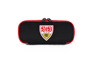 Stiftemäppchen VfB Stuttgart in Schwarz, geschlossen von vorn