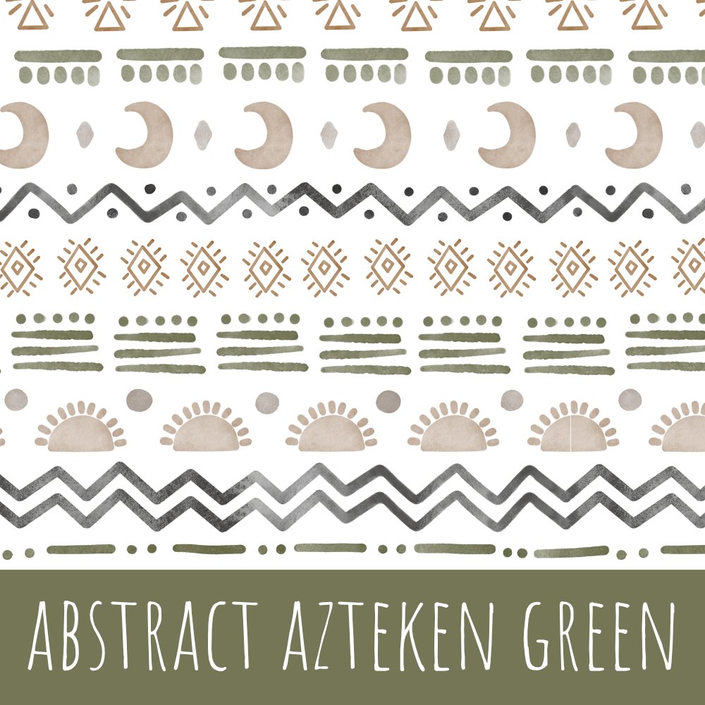 Abstract aztecen green Bio Jersey