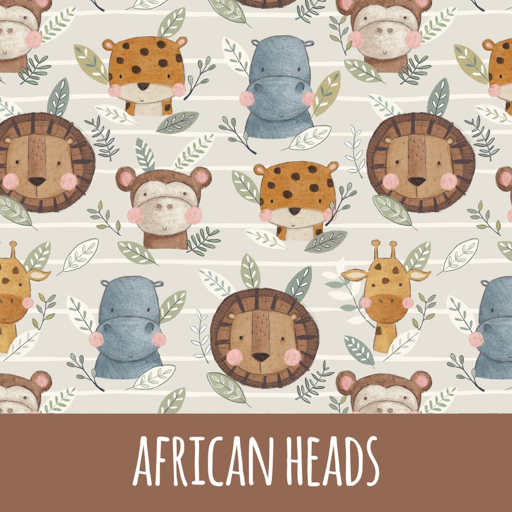 African heads Bio Sommersweat