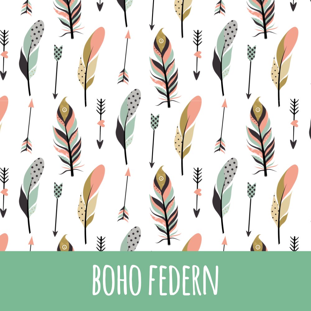 Boho federn Bio Jersey