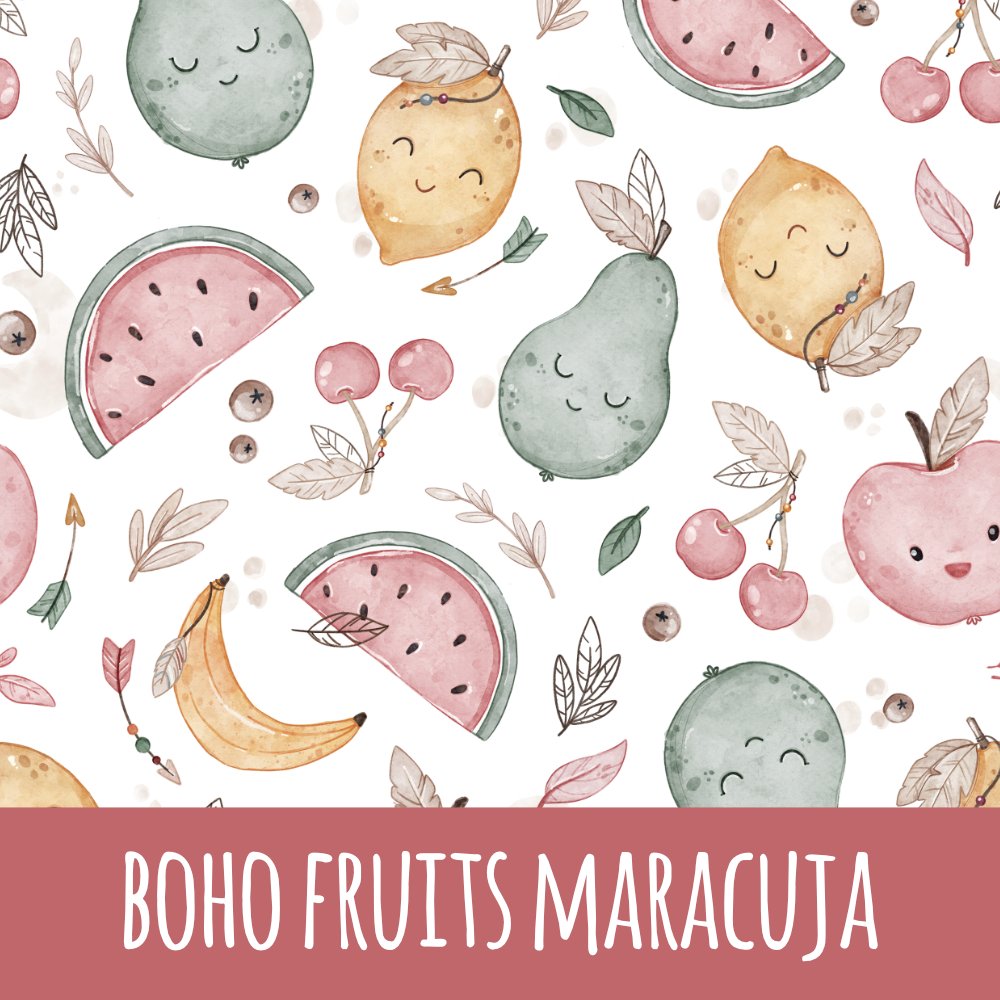 Boho fruits maracuja Bio Jersey