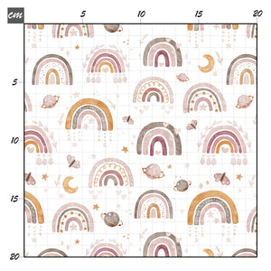 Boho rainbow rosa Musselin - Mamikes
