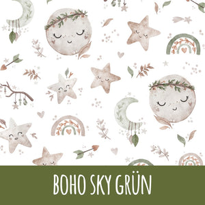 Boho sky grün Baumwolle - Mamikes