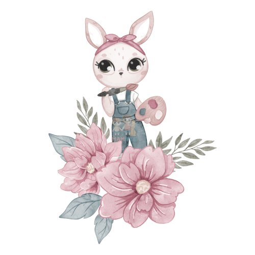 Bügelbild Artist Bunny 3 - BB536