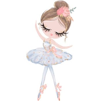 Bügelbild Ballerina 1 - BB072