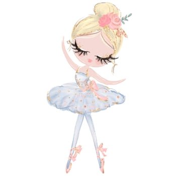 Bügelbild Ballerina 2 - BB003
