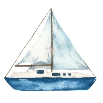 Bügelbild Boot - BB132