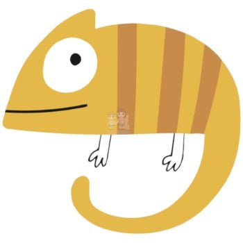 Bügelbild Cameleon 2 - BB008