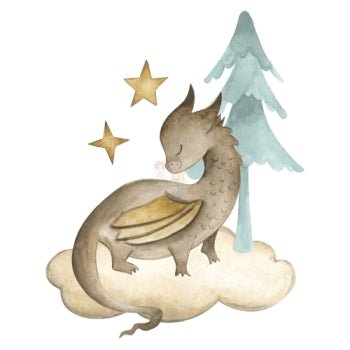 Bügelbild Drache 5 - BB394