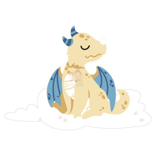 Bügelbild Drache 6 - BB541