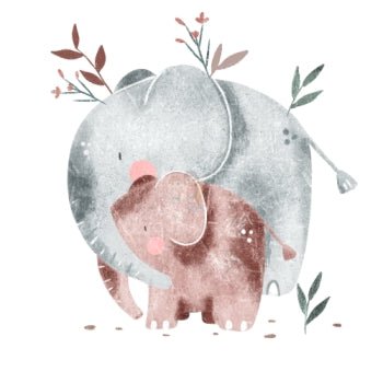 Bügelbild Elefant 5 - BB397