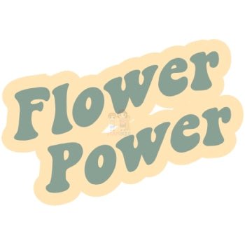 Bügelbild flower Power - BB273