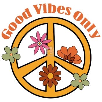 Bügelbild good viBes only - BB280