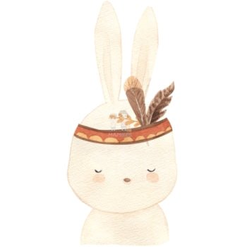 Bügelbild Hase 1 - BB254