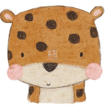 Bügelbild Leopard - BB054