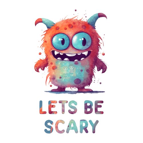 Bügelbild Lets Be Scary - BB561