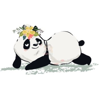 Bügelbild Panda 01 - BB300