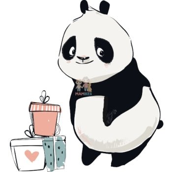 Bügelbild Panda 02 - BB243