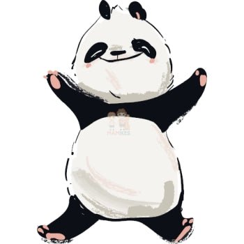 Bügelbild Panda 05 - BB302