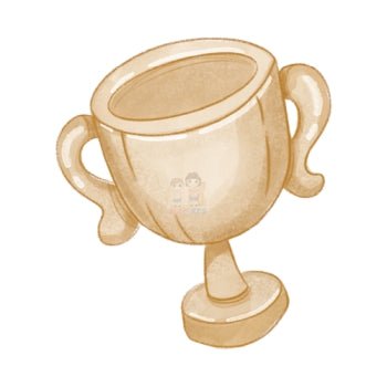 Bügelbild Pokal - BB306