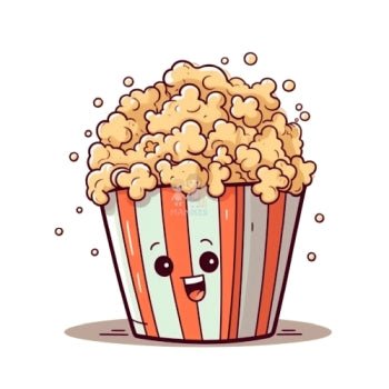Bügelbild Popcorn 2 - BB440