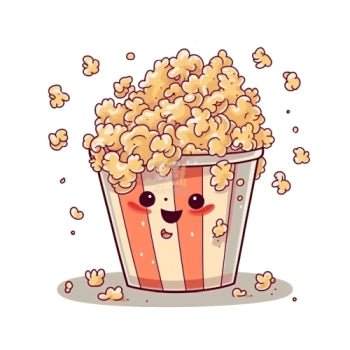 Bügelbild Popcorn 3 - BB441