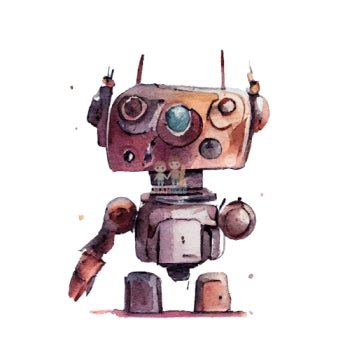 Bügelbild Roboter 11 - BB447