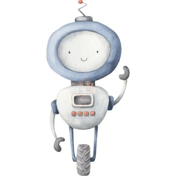 Bügelbild Roboter 6 - BB449