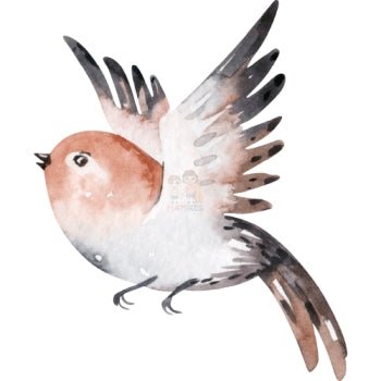 Bügelbild Vogel 3 - BB457