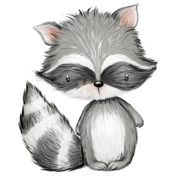 Bügelbild Waschbär 1 - BB154