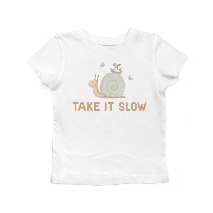 Bügelbild take it slow - BB376