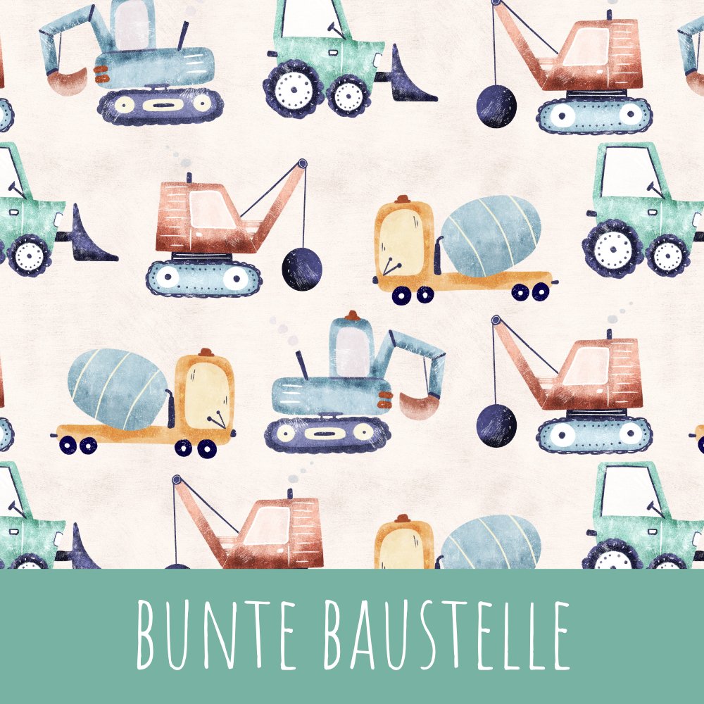 Bunte Baustelle Bio Jersey