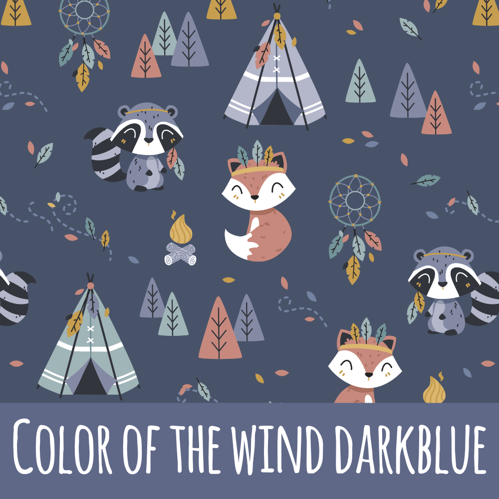 Color of the wind darkblue Bio Sommersweat