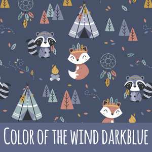 Color of the wind darkblue Softshell - Mamikes